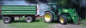 John Deere 5100R i Pronar