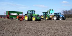 John Deere 6630, 5080R i New Holland T 4020