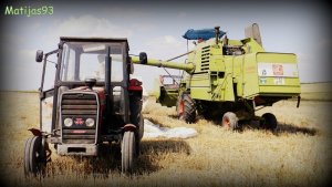 Massey Ferguson 255 & Claas Mercator 70