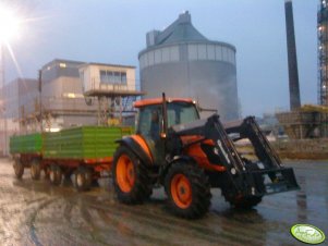 Kubota M8540 + Quicke Q35 + Przyczepy