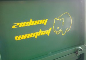 Przyczepka Zielony Wombat logo