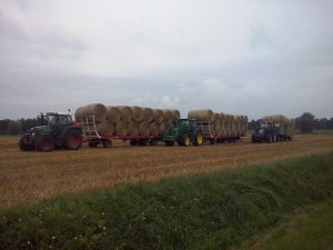 Fendt 412 Vario & John Deere6105r & Valtra n101