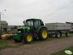 John Deere 6430 + przyczepa