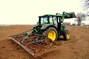 John Deere 6230 + Włóka 6 m