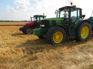 John Deere 6920 & Masey Ferguson 5410