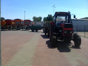 Ursus 902 + przyczepa D-47 Ursus C-360 + przyczepa RPV 2