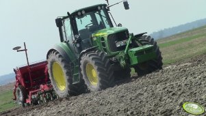 John Deere 6630 Premium + Unia Ares + Kongskilde