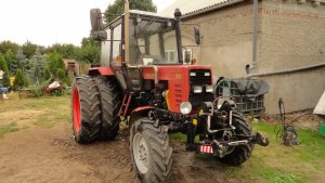 Bliźniaki i wydech na słupku