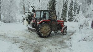 Massey ferguson 255 + Pług do śniegu