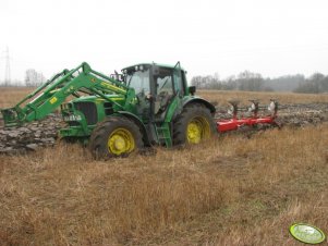 John Deere 6530 + Kverneland