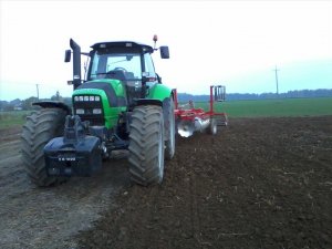 Deutz Fahr Agrotron M650 i Kongskilde Terra X 450