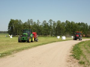 JD 6630 + Case IH RB344