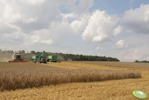 2x Fendt 930, Claas Lexion