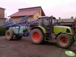 Claas Ares 657ATZ + Berthoud Alba Volux 2500