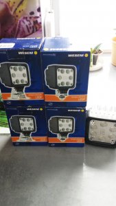 4xReflektor roboczy WESEM LED