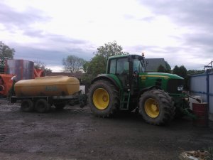 John Deere 7530 + Beczkowóz