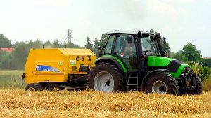 Deutz Fahr Agrotron M610 + New Holland BR6090