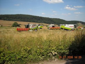 4x Claas Lexion