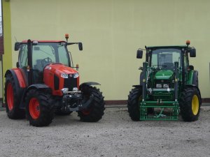 KUBOTA M135GXS & JOHN DEERE 5070M