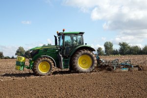 John Deere 6140R Lemken Kompaktor 4m