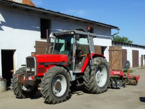 Massey Ferguson 3095 i Unia Ares TXL