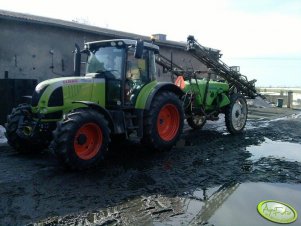 Claas Ares 657ATZ + Tecnoma Galaxy 2500