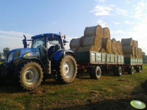 New Holland T6080 + Autosany 