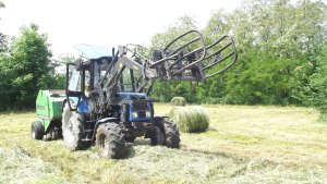 MTZ Belarus 892 + Prasa Rolująca Deutz-Fahr