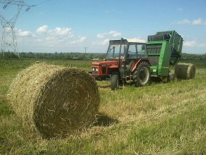 Zetor 7711 turbo + JD 550