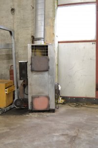 Piec nadmuchowy na olej przepracowany