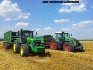 John Deere 8320 & Fendt 936