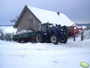 Farmtrac 675DT + rozrzutnik