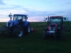 Zetor Proxima 100 Power & New Holland T7