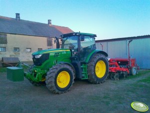 John Deere 6140R + Shark + Konskilde