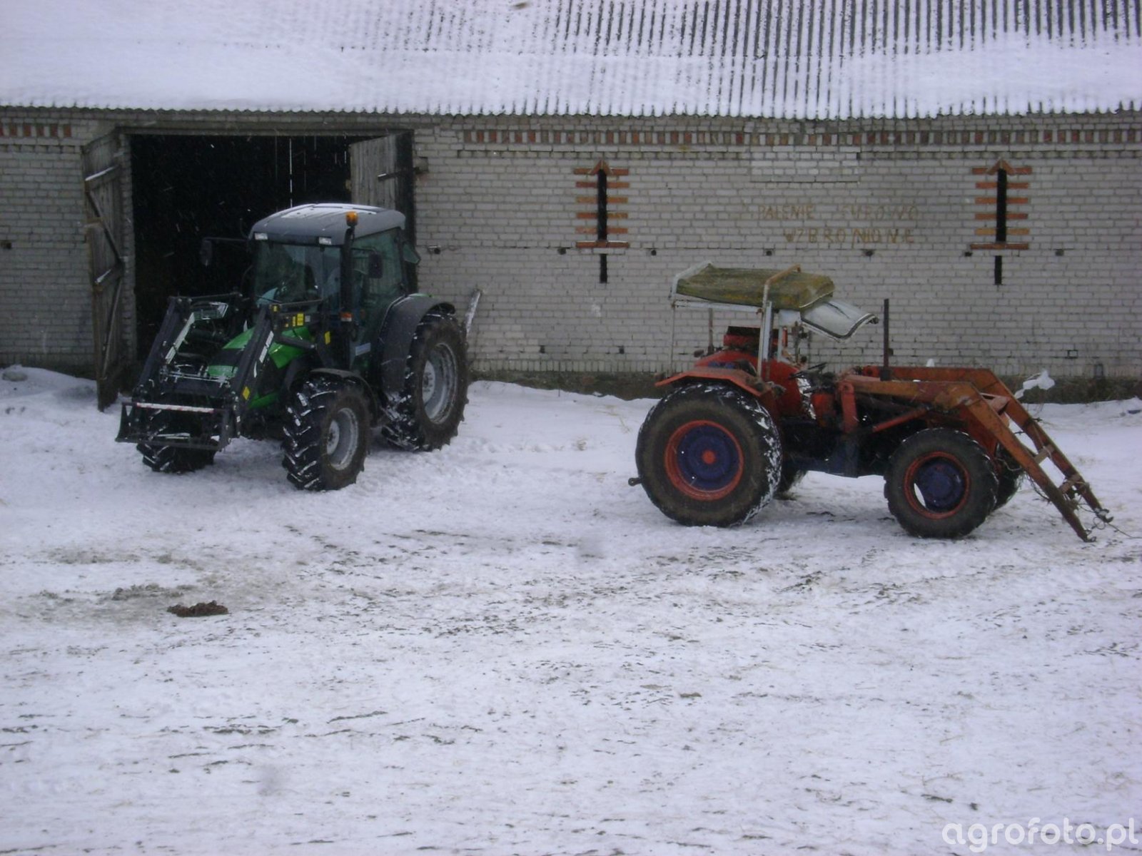 Deutz Fahr Agrofarm 420 i Same Corsaro 70