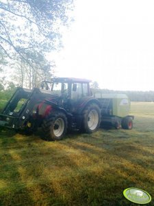 Valtra N111 + Claas