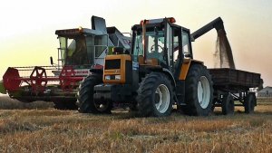 Renault 145.54 Turbo & Claas Dominator 98sl