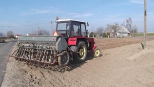 Ursus C-360 + Agregat Uprawowo Siewny