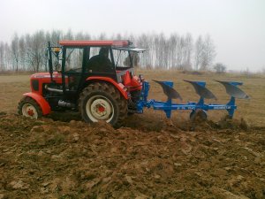 Ursus C-360 3P 4x4 i pług Lemken Opal 90