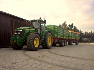 John Deere 7830 & Pronar