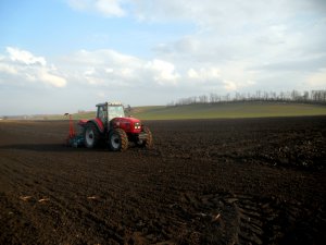 Massey Ferguson 8250 + Sulky Xeos