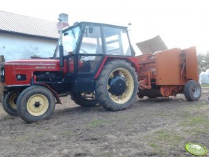 Zetor 6718 & prasa omas paget