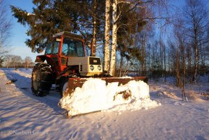 LTZ 55AS + pług śnieżny