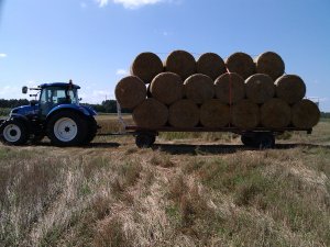 New Holland t6.120 + Laweta do bel