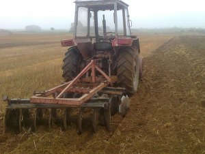 Ursus C-360 & brona talerzowa