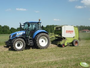 New Holland T5.105 + Class Rollant 46