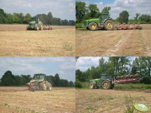 John Deere 8430 + Kverneland EB100