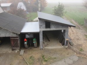 Garaż i przybudówka