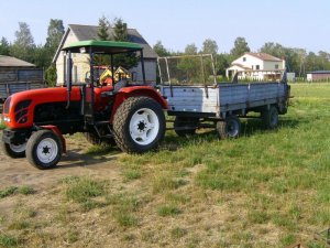 Zetor 6711 + rozrzutnik 2 osiowy AGROMET