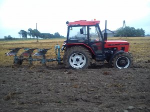 Zetor 6245 + Brenig 3 skibowy obrotowy